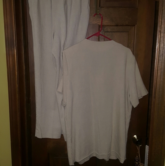 Alfred Dunner Linen Pant Set - Picture 5 of 11